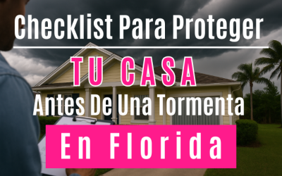 Checklist para proteger tu casa antes de una tormenta en Florida
