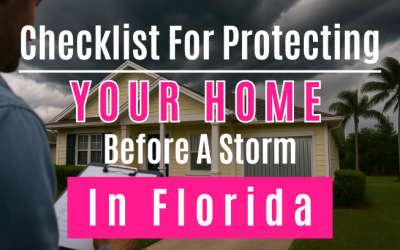Checklist For Protecting Your HomeBefore a Storm in Florida