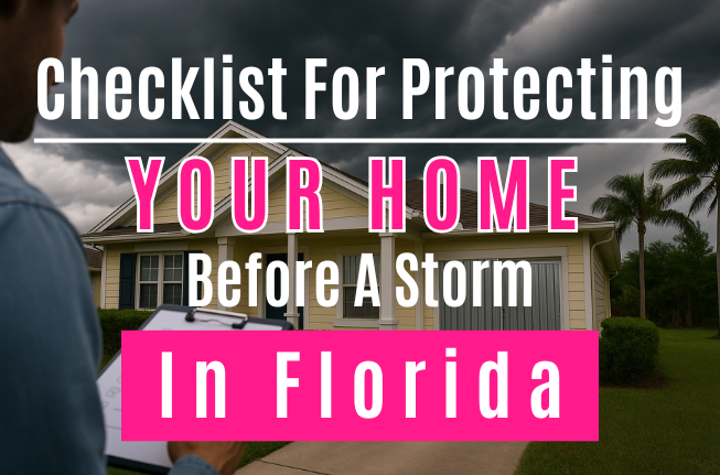 Checklist For Protecting Your HomeBefore a Storm in Florida